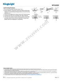 WP1043SGD Datasheet Page 5