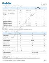 WP1043SRD Datasheet Page 2