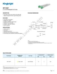 WP113GDT Datasheet Cover