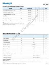 WP113HDT Datasheet Page 2