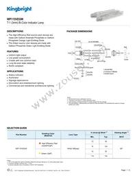 WP115VEGW Datasheet Cover