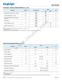 WP115VGYW Datasheet Page 2