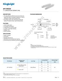 WP115WEGW Datasheet Cover