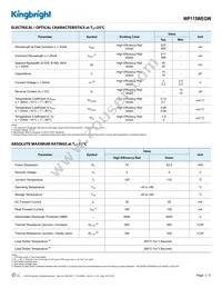 WP115WEGW Datasheet Page 2