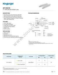 WP115WGYW Datasheet Cover