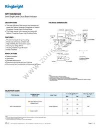 WP115WUM/EGW Datasheet Cover