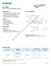 WP117EGWT Datasheet Cover