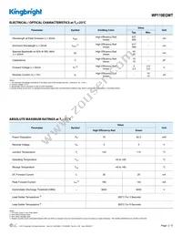 WP119EGWT Datasheet Page 2