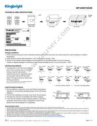 WP130WCP/2EGW Datasheet Page 4