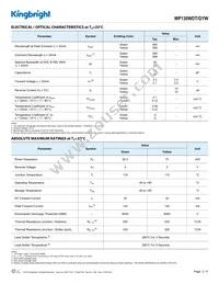 WP130WDT/GYW Datasheet Page 2