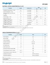 WP132XND Datasheet Page 2