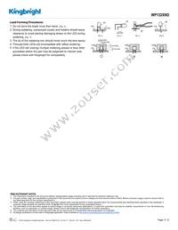 WP132XND Datasheet Page 5