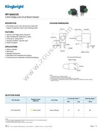 WP1384AD/GD Datasheet Cover