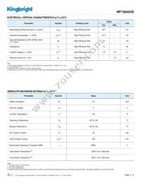 WP1384AD/ID Datasheet Page 2