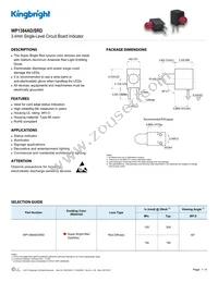 WP1384AD/SRD Datasheet Cover