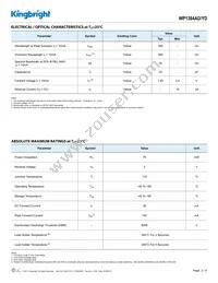 WP1384AD/YD Datasheet Page 2