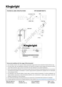 WP138A8QMP/SRD/TG Datasheet Page 5