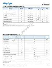 WP1503CB/SRD Datasheet Page 2