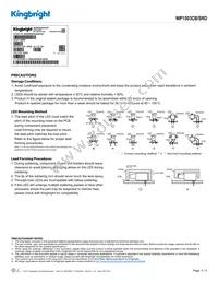 WP1503CB/SRD Datasheet Page 4