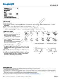WP1503CB/YD Datasheet Page 4