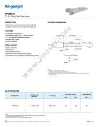 WP1503GC Datasheet Cover