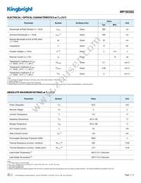 WP1503GD Datasheet Page 2