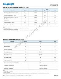 WP1533BQ/YD Datasheet Page 2