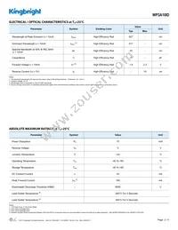 WP3A10ID Datasheet Page 2