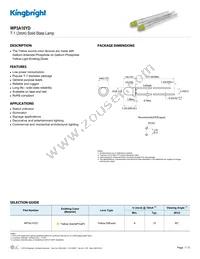 WP3A10YD Datasheet Cover