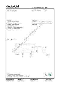 WP3A8YD Datasheet Cover