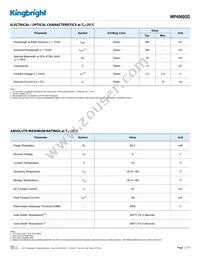 WP4060GD Datasheet Page 2