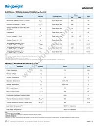 WP4060SRD Datasheet Page 2