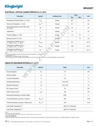 WP424EDT Datasheet Page 2