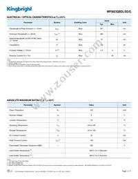 WP5603QBDL/SD/G Datasheet Page 2