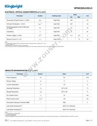 WP5603SIDLK/SD/J3 Datasheet Page 2