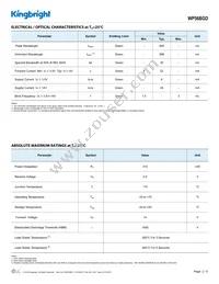 WP56BGD Datasheet Page 2