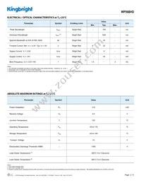 WP56BHD Datasheet Page 2