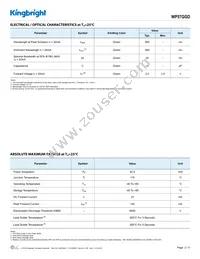 WP57GGD Datasheet Page 2