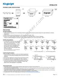 WP59BL/GYW Datasheet Page 4