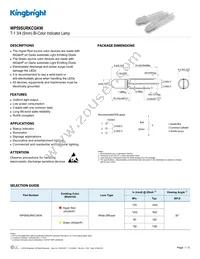 WP59SURKCGKW Datasheet Cover