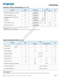 WP59SURKSGW Datasheet Page 2