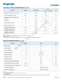 WP7083QBD/G Datasheet Page 2