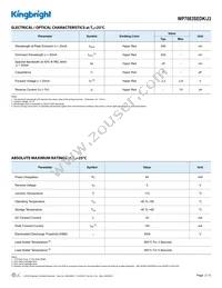 WP7083SEDK/J3 Datasheet Page 2