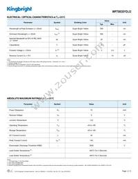 WP7083SYD/J3 Datasheet Page 2