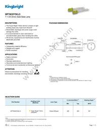 WP7083SYDK/J3 Datasheet Cover