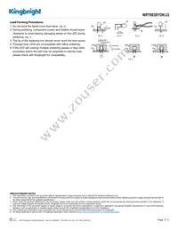 WP7083SYDK/J3 Datasheet Page 5