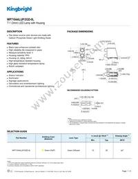 WP7104ALUP/2GD-0L Datasheet Cover