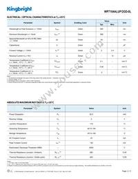 WP7104ALUP/2GD-0L Datasheet Page 2