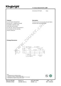 WP7104GD Datasheet Cover