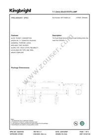 WP7104SEC/J2 Datasheet Cover